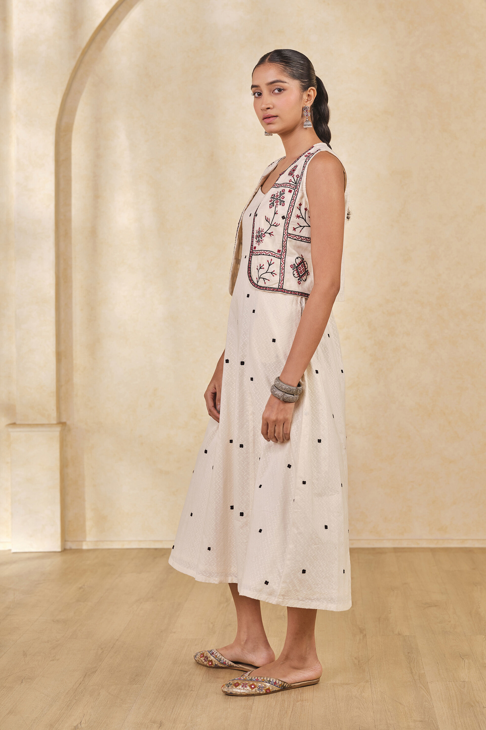 Sair Dress, Off White, image 4